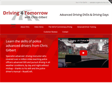 Tablet Screenshot of driving4tomorrow.com